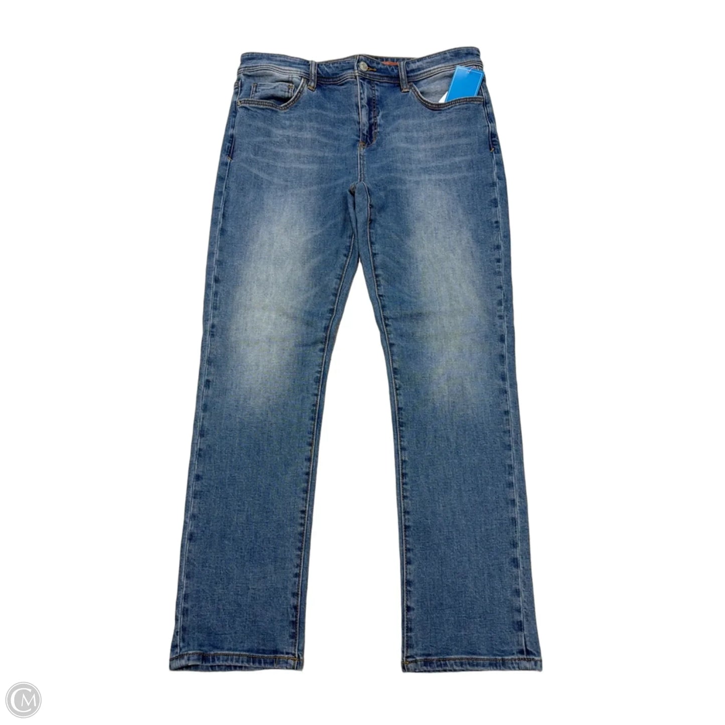 Jeans Straight By Pilcro In Blue Denim, Size: 12