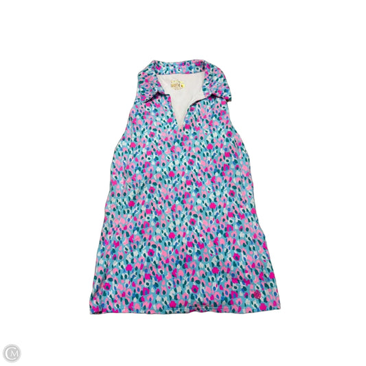 Top Sleeveless Designer By Lilly Pulitzer In Blue & Pink, Size: S