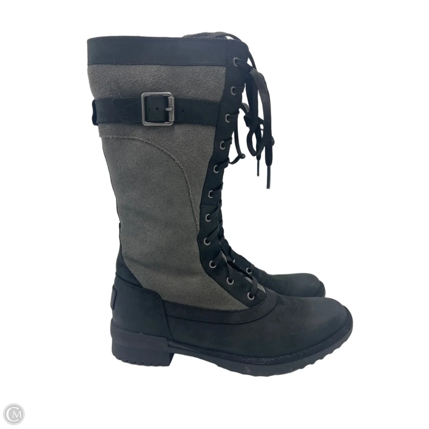Boots Designer By UGG In Black & Grey, Size: 6