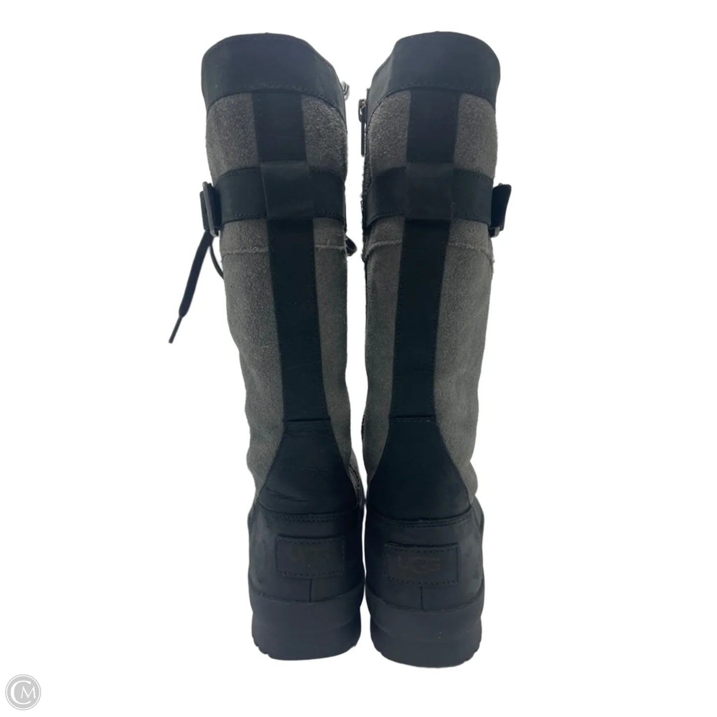 Boots Designer By UGG In Black & Grey, Size: 6