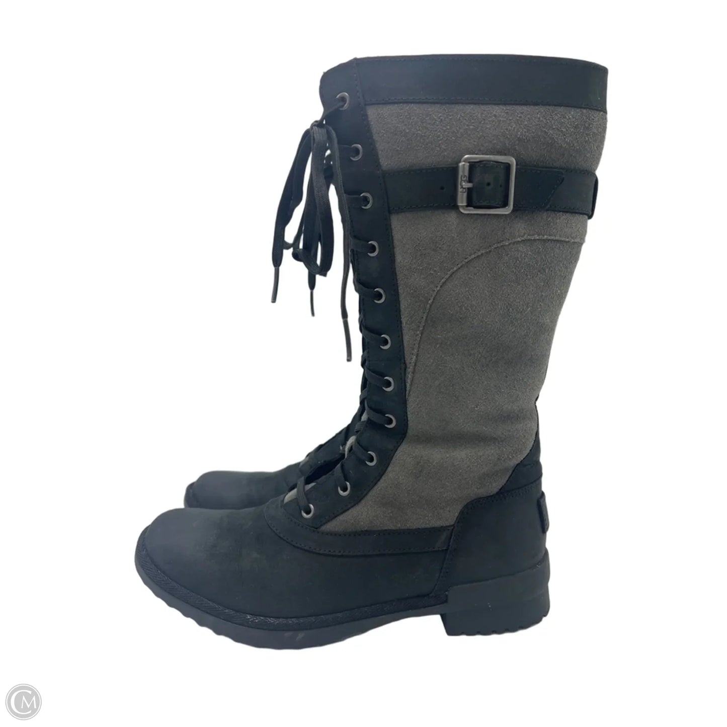 Boots Designer By UGG In Black & Grey, Size: 6