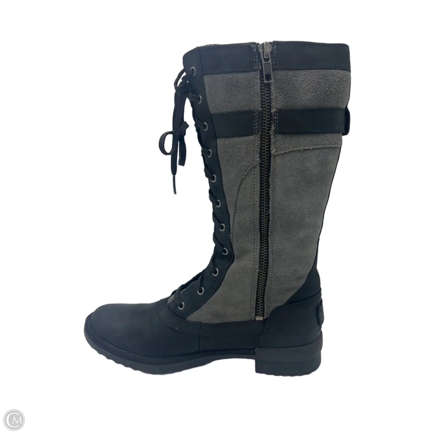 Boots Designer By UGG In Black & Grey, Size: 6