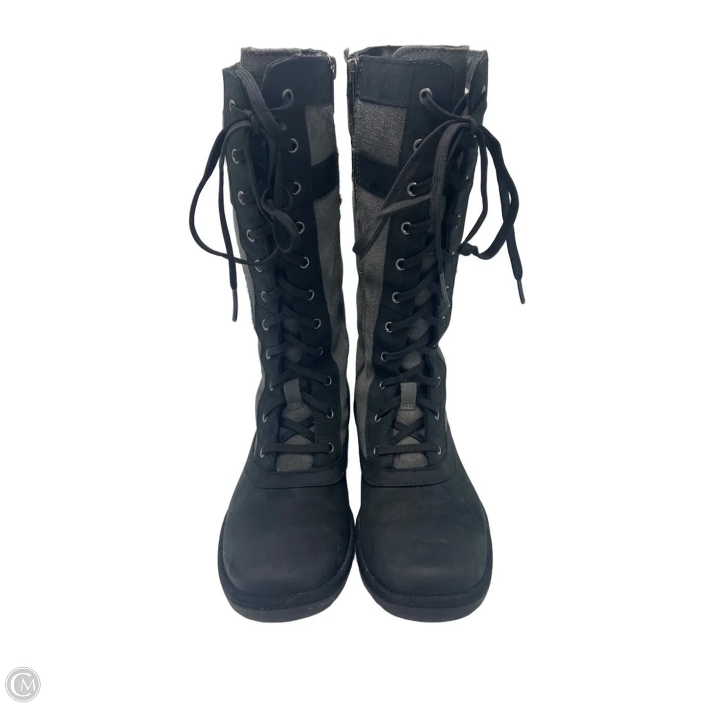 Boots Designer By UGG In Black & Grey, Size: 6