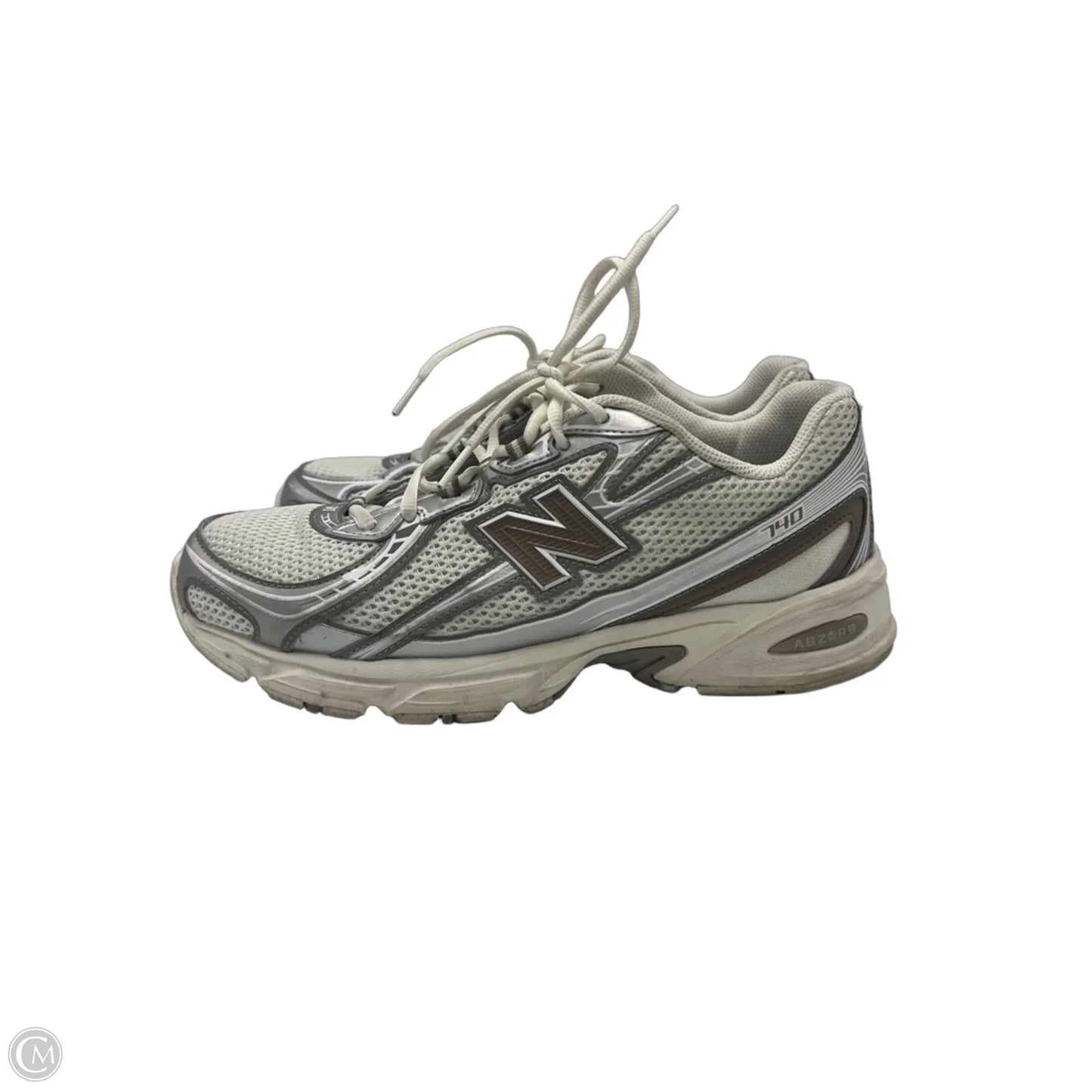 Shoes Sneakers By New Balance In Brown & White, Size: 11