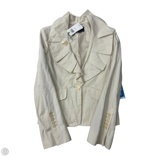 New! Blazer By Bcbgmaxazria In Cream, Size: M