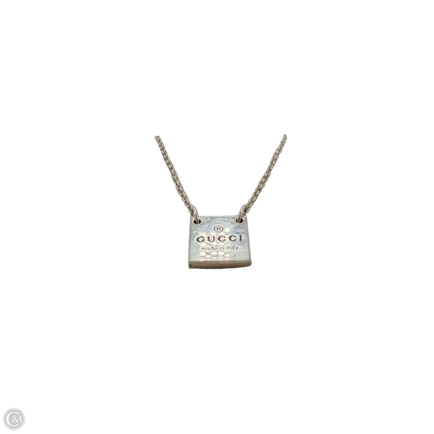 Gucci 925 Sterling Tag Luxury Necklace