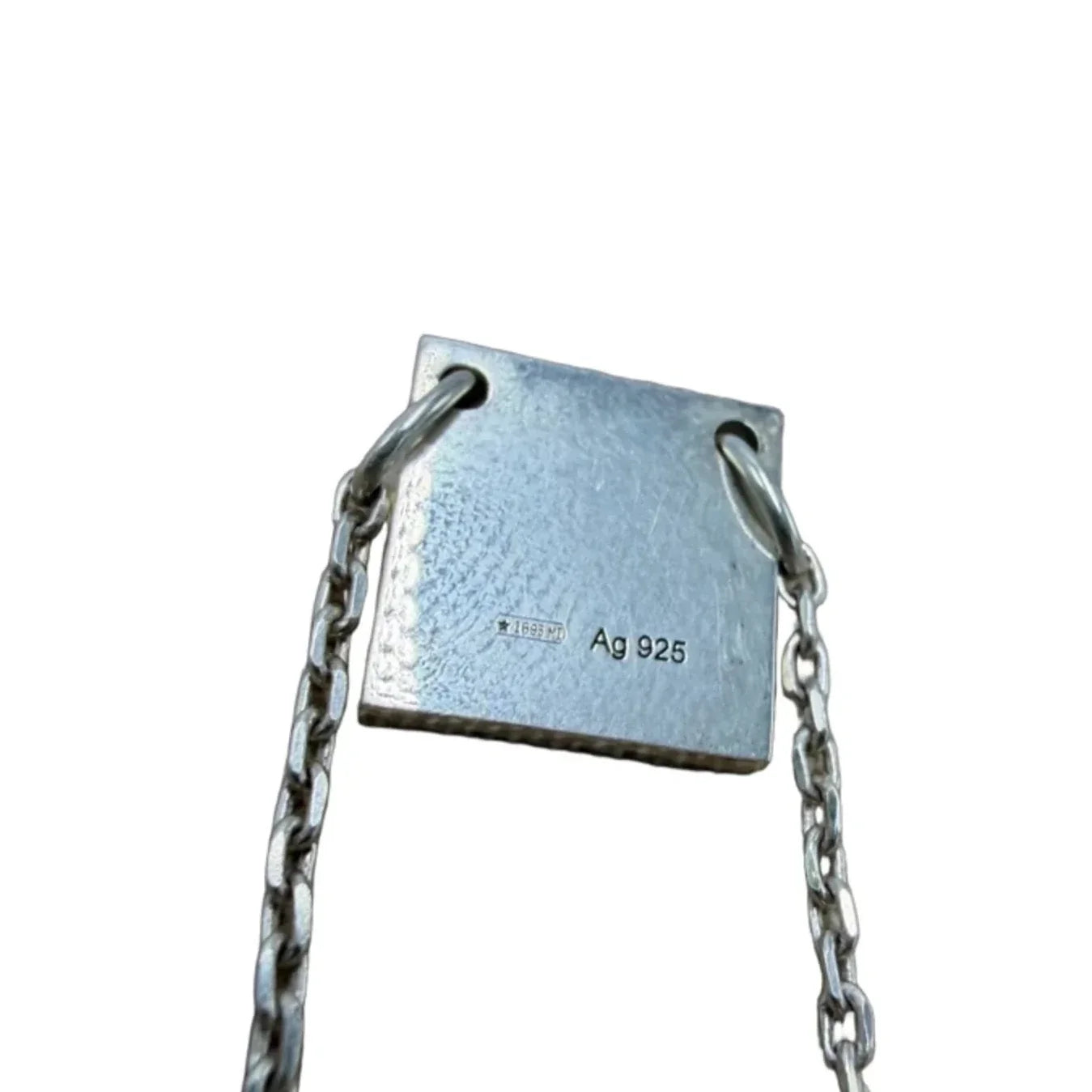 Gucci 925 Sterling Tag Luxury Necklace