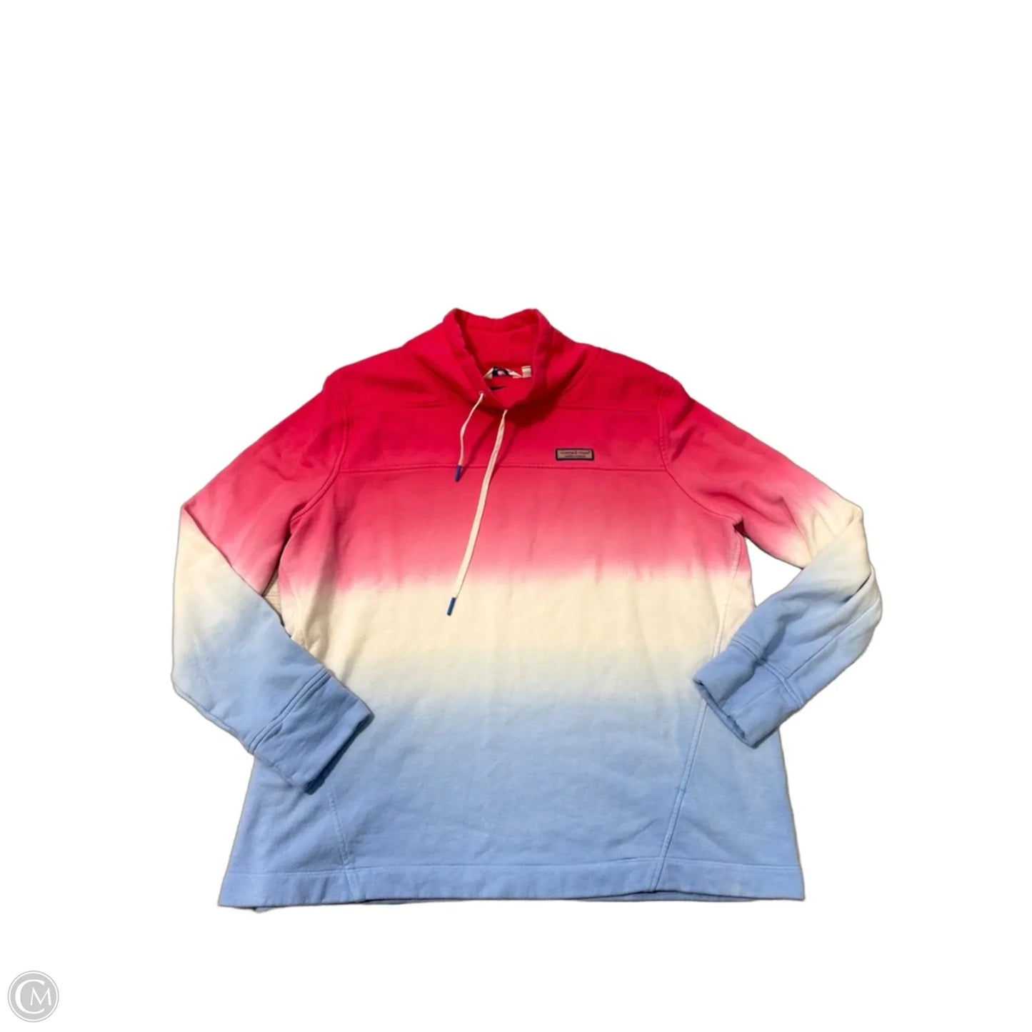 Sweatshirt Collar By Vineyard Vines In Ombre Print, Size: Xl