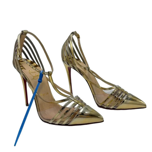 Christian Louboutin Deck 100 Specchio PVC Luxury Pumps, Size: 9.5