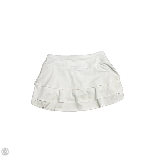 Athletic Skort By Athleta In White, Size: S