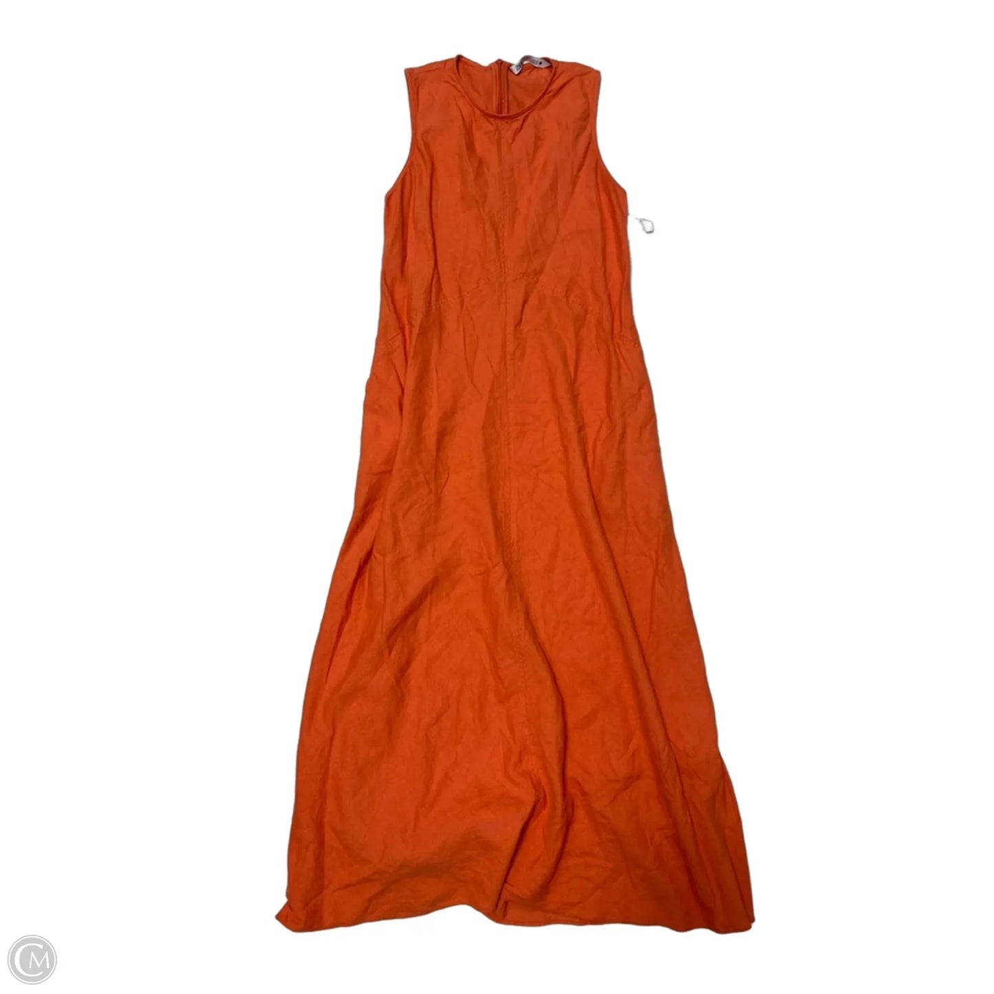 Dress Casual Maxi By Zara In Orange, Size: S