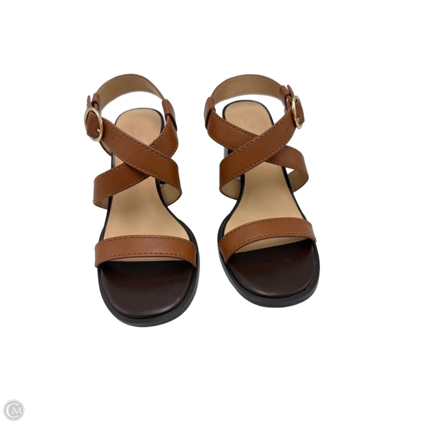 Shoes Heels Block By Loft In Brown, Size: 6.5