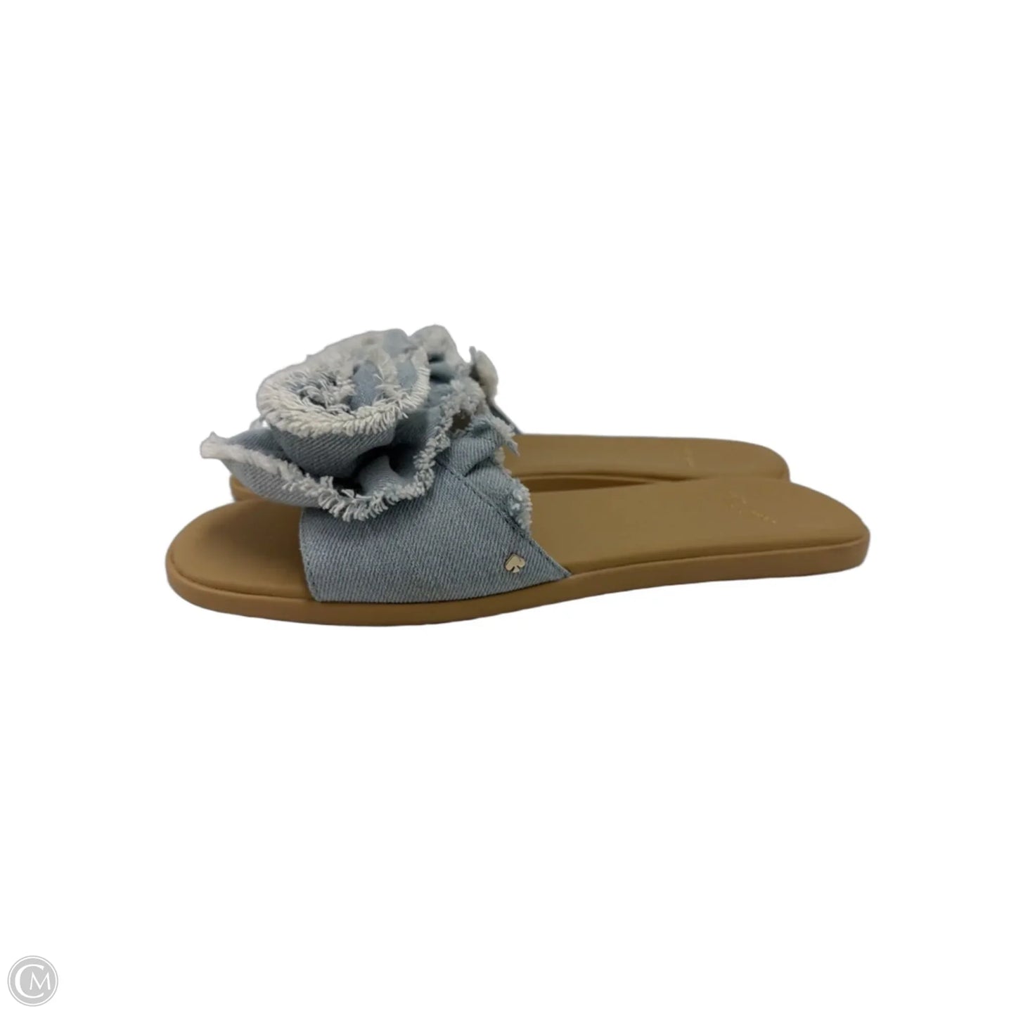 Sandals Designer By Kate Spade In Blue Denim, Size: 6