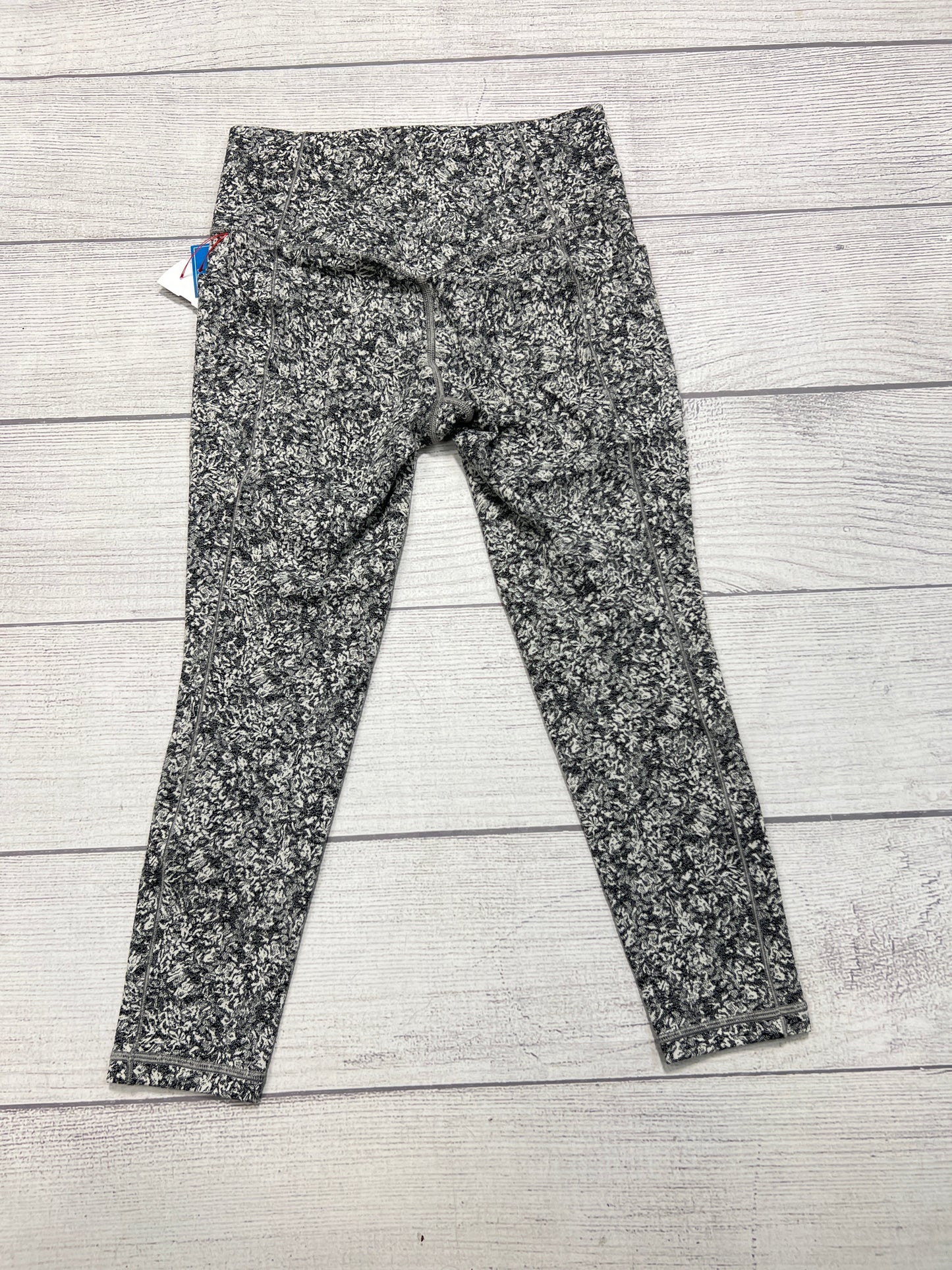 Athletic Leggings By Athleta In Black & White, Size: S