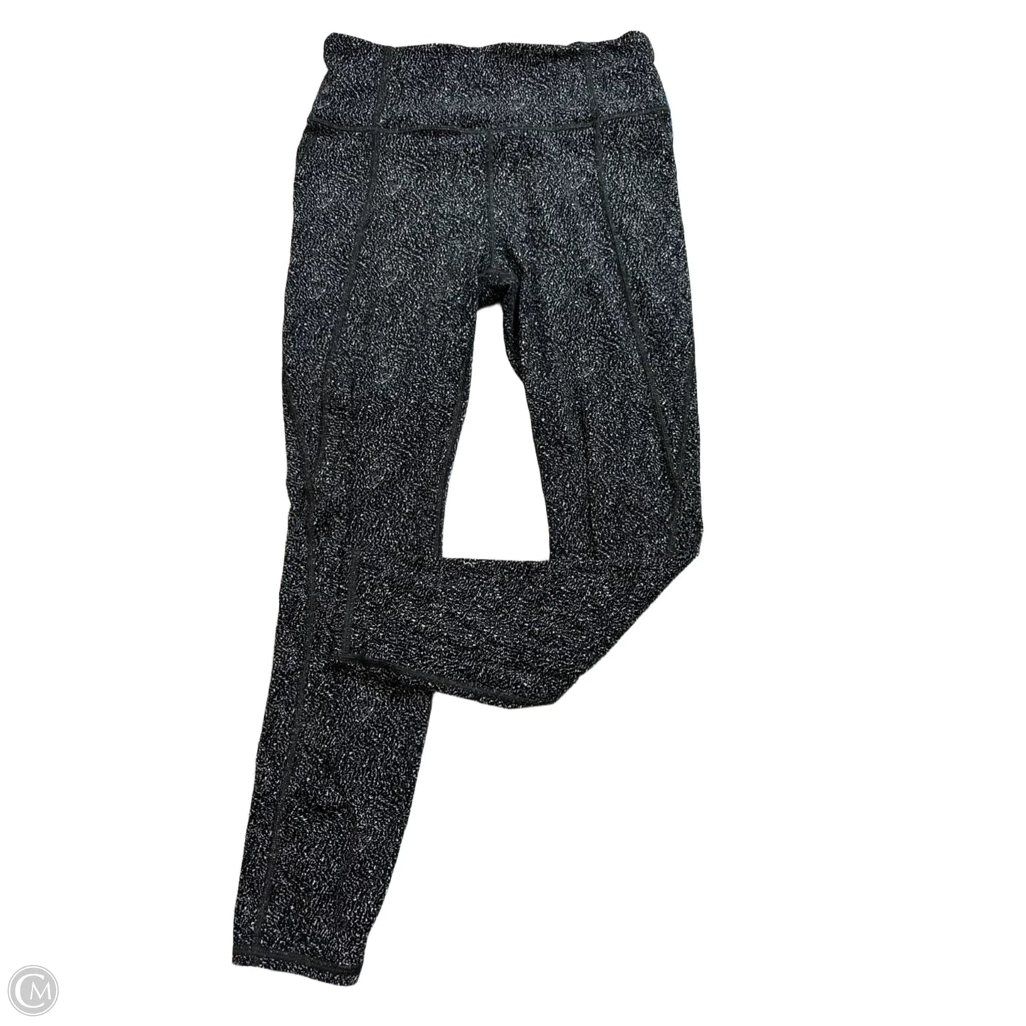 Athletic Leggings By Athleta In Black & White, Size: M