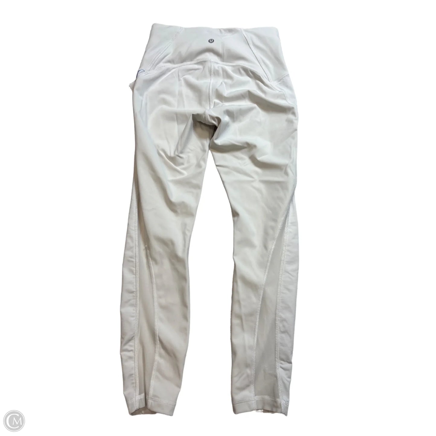 Athletic Leggings By Lululemon In White, Size: S