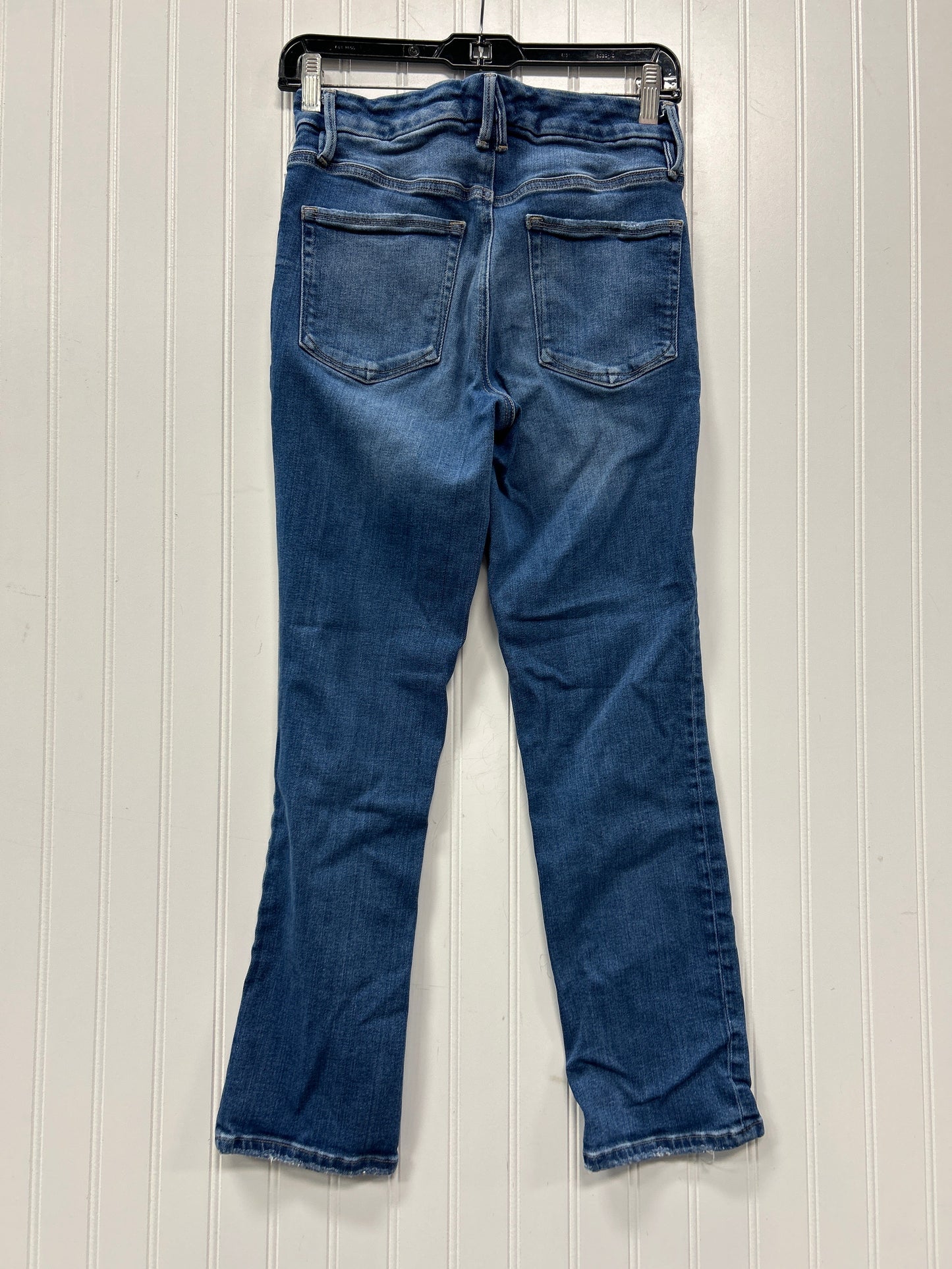 Jeans Skinny By Good American In Blue Denim, Size:4