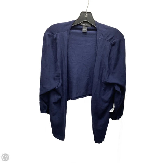 Sweater Cardigan By Lane Bryant In Navy, Size: 4x