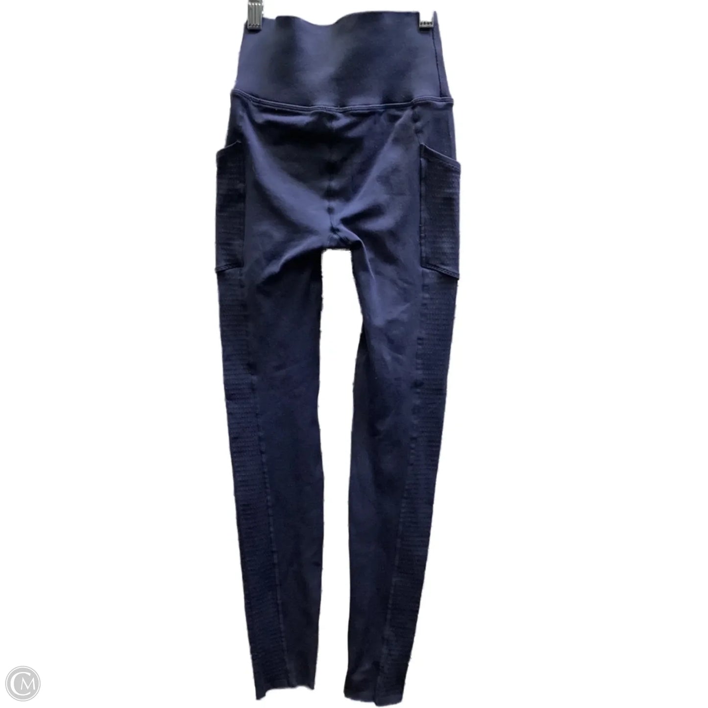 Athletic Leggings By Fabletics In Navy, Size: M
