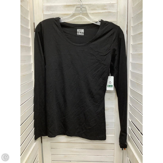 Athletic Top Long Sleeve Crewneck By 32 Degrees In Black, Size: M