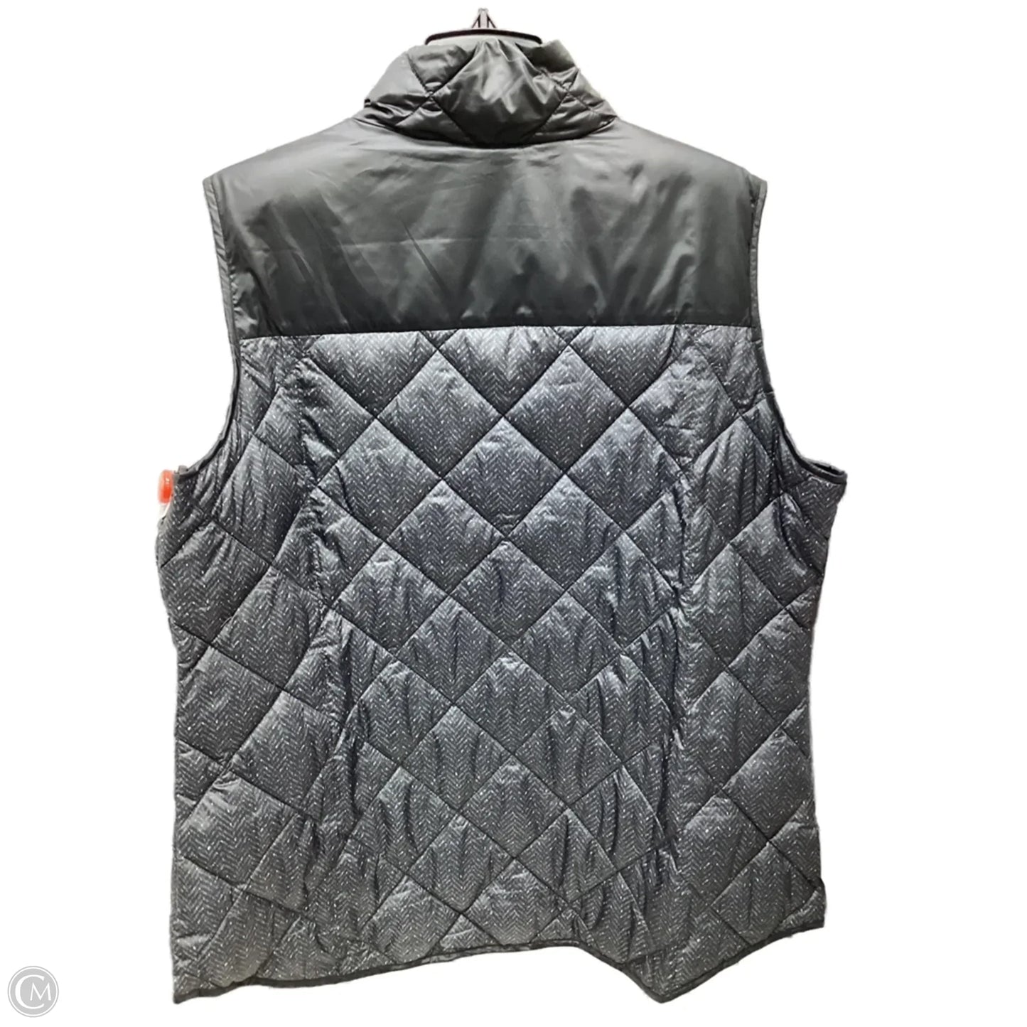Vest Puffer & Quilted By Columbia In Black & Grey, Size: 1x