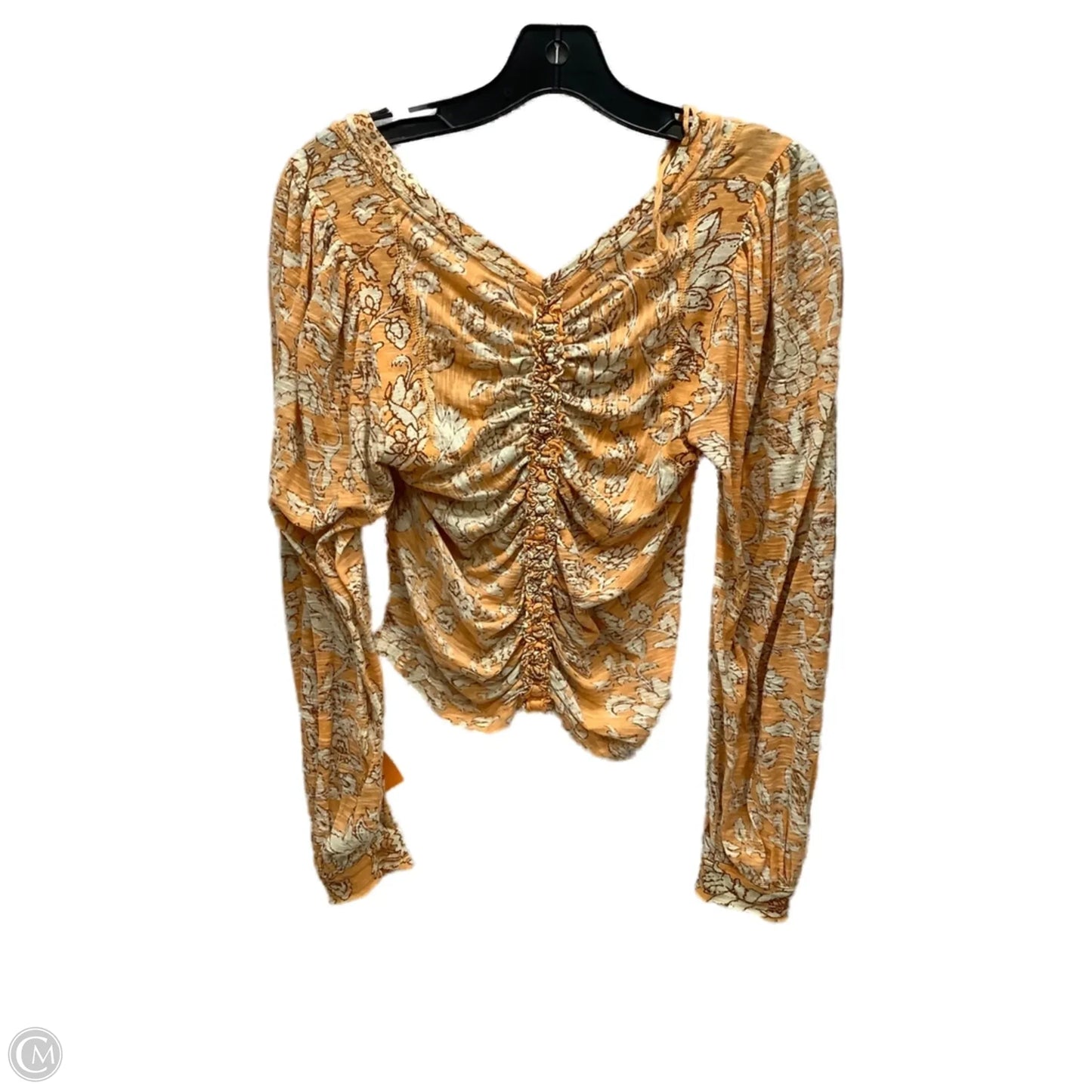 Top Long Sleeve By Free People In Multi-colored, Size: Sp