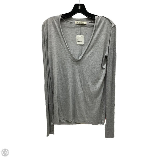 Top Long Sleeve By We The Free In Grey, Size: Xs