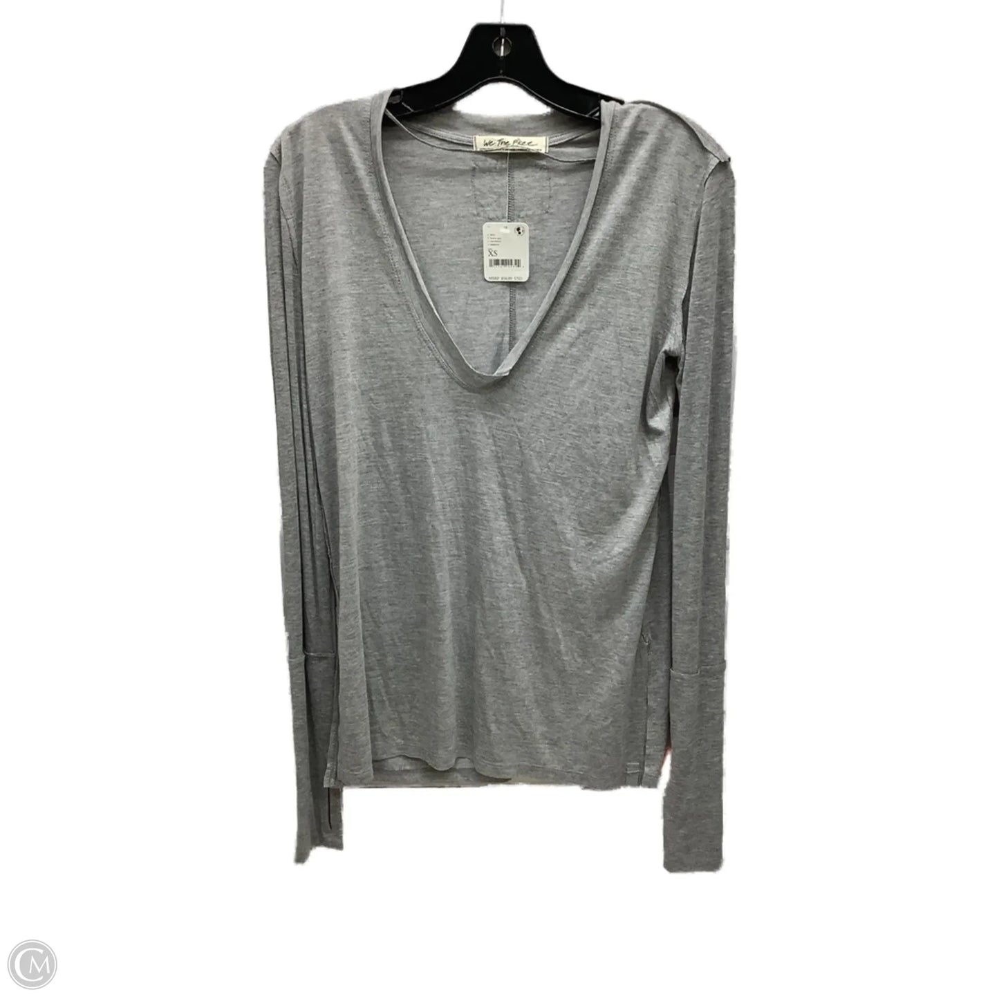 Top Long Sleeve By We The Free In Grey, Size: Xs