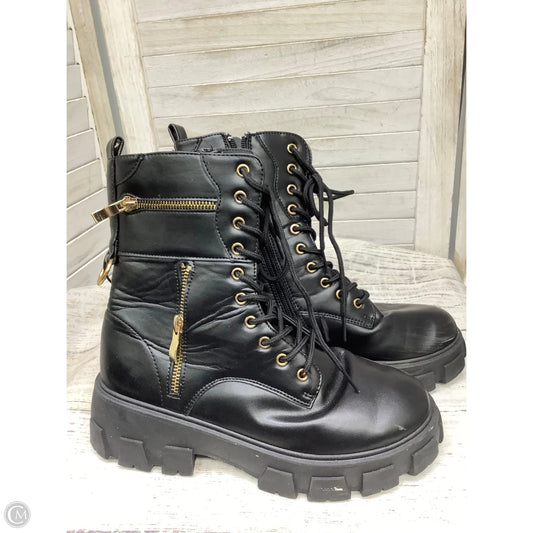 Boots Combat By Fashion Nova In Black, Size: 7