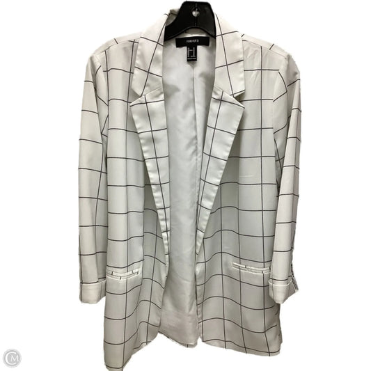 Blazer By Forever 21 In Plaid Pattern, Size: M