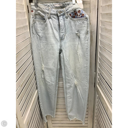 Jeans Cropped By Lc Lauren Conrad In Blue Denim, Size: 4