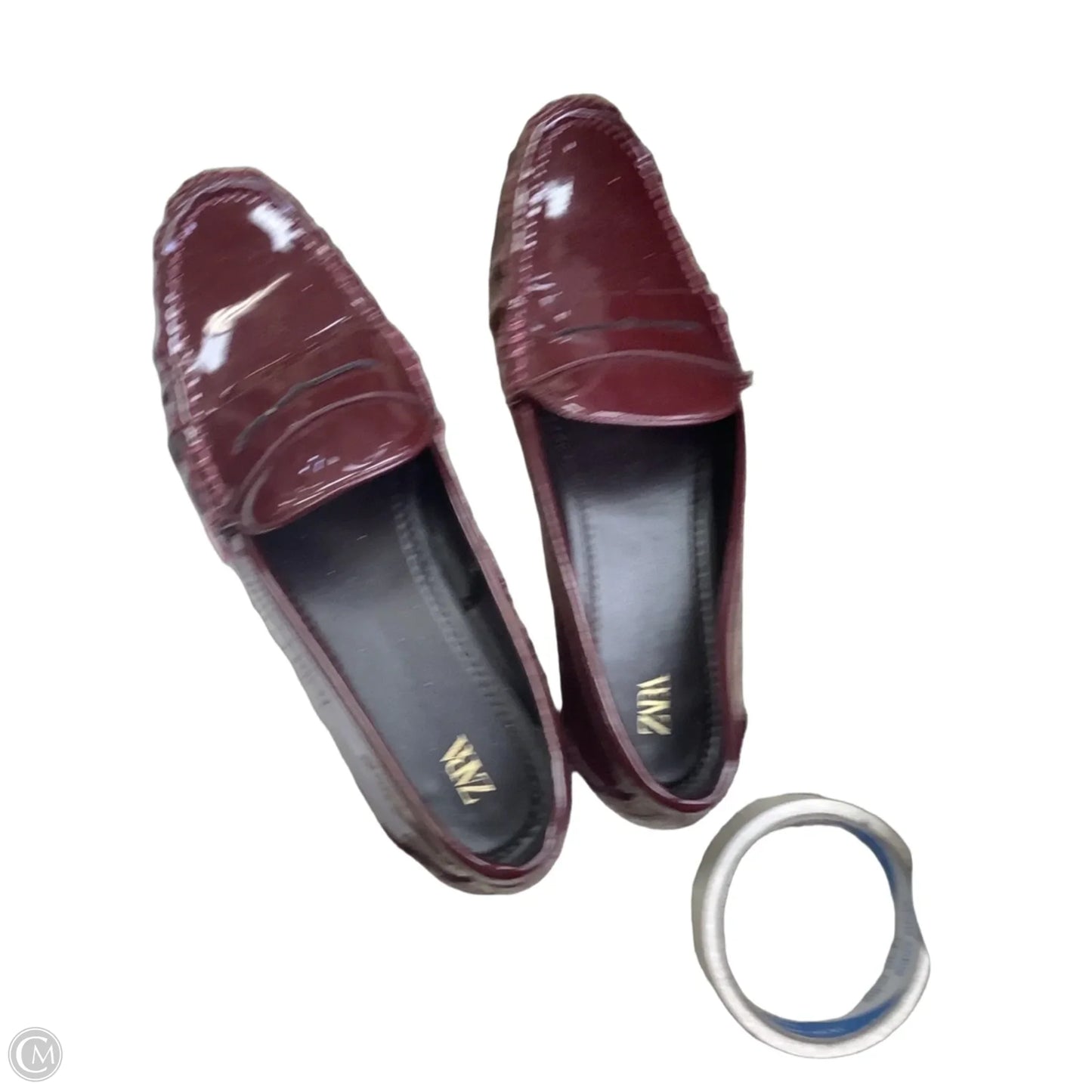 Shoes Flats By Zara In Maroon, Size: 9