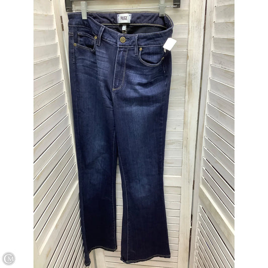 Jeans Boot Cut By Paige In Blue Denim, Size: 6