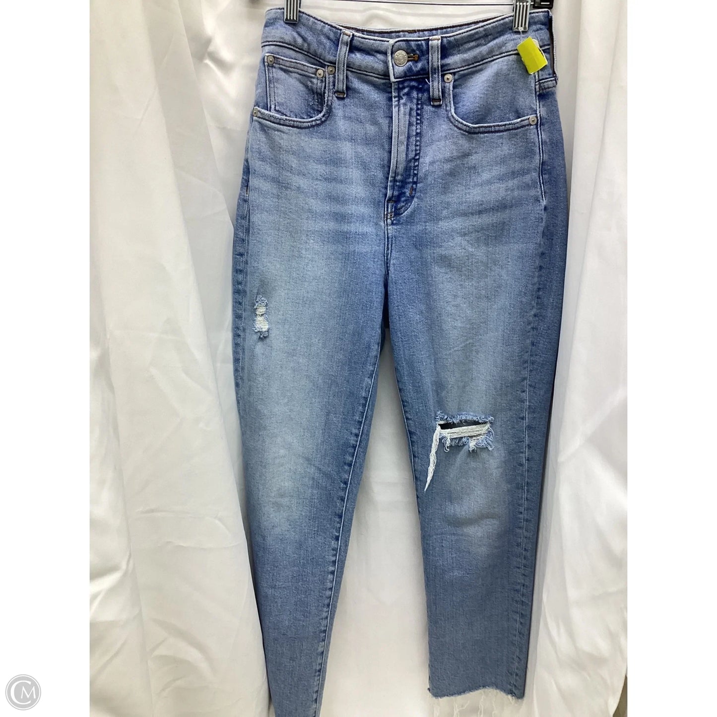Jeans Cropped By Madewell In Blue Denim, Size: 2