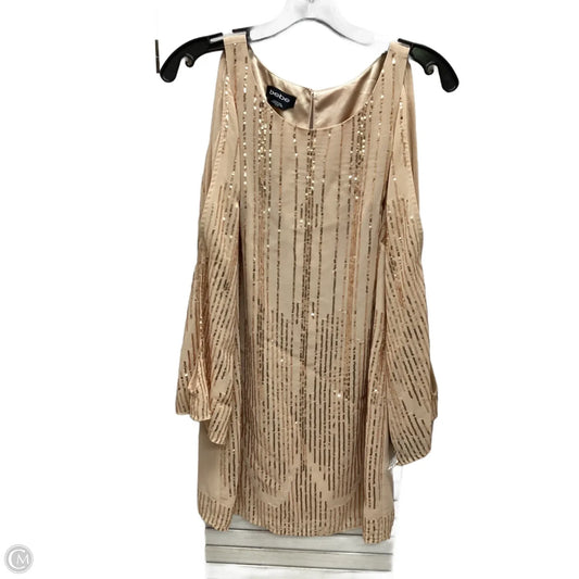 Dress Party Short By Bebe In Tan, Size: Xs