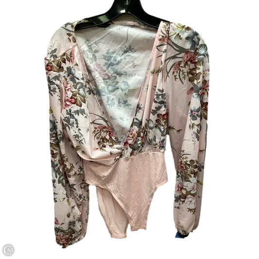 Bodysuit By Shein In Floral Print, Size: M