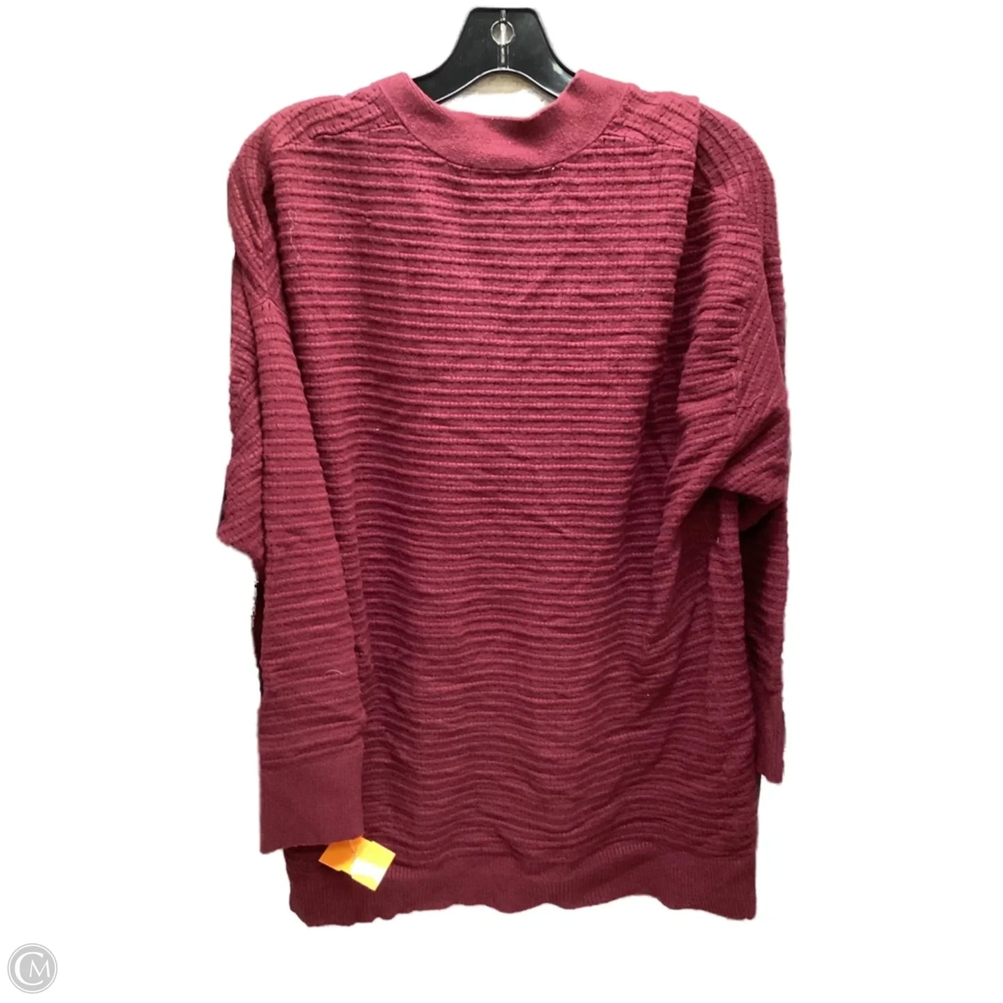 Sweater Cardigan By Express In Maroon, Size: S