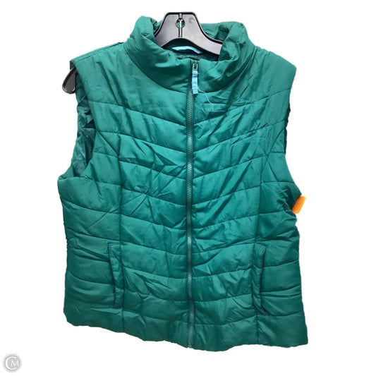 Vest Puffer & Quilted By Aeropostale In Green, Size: Xl