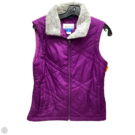 Vest Puffer & Quilted By Columbia In Purple, Size: M