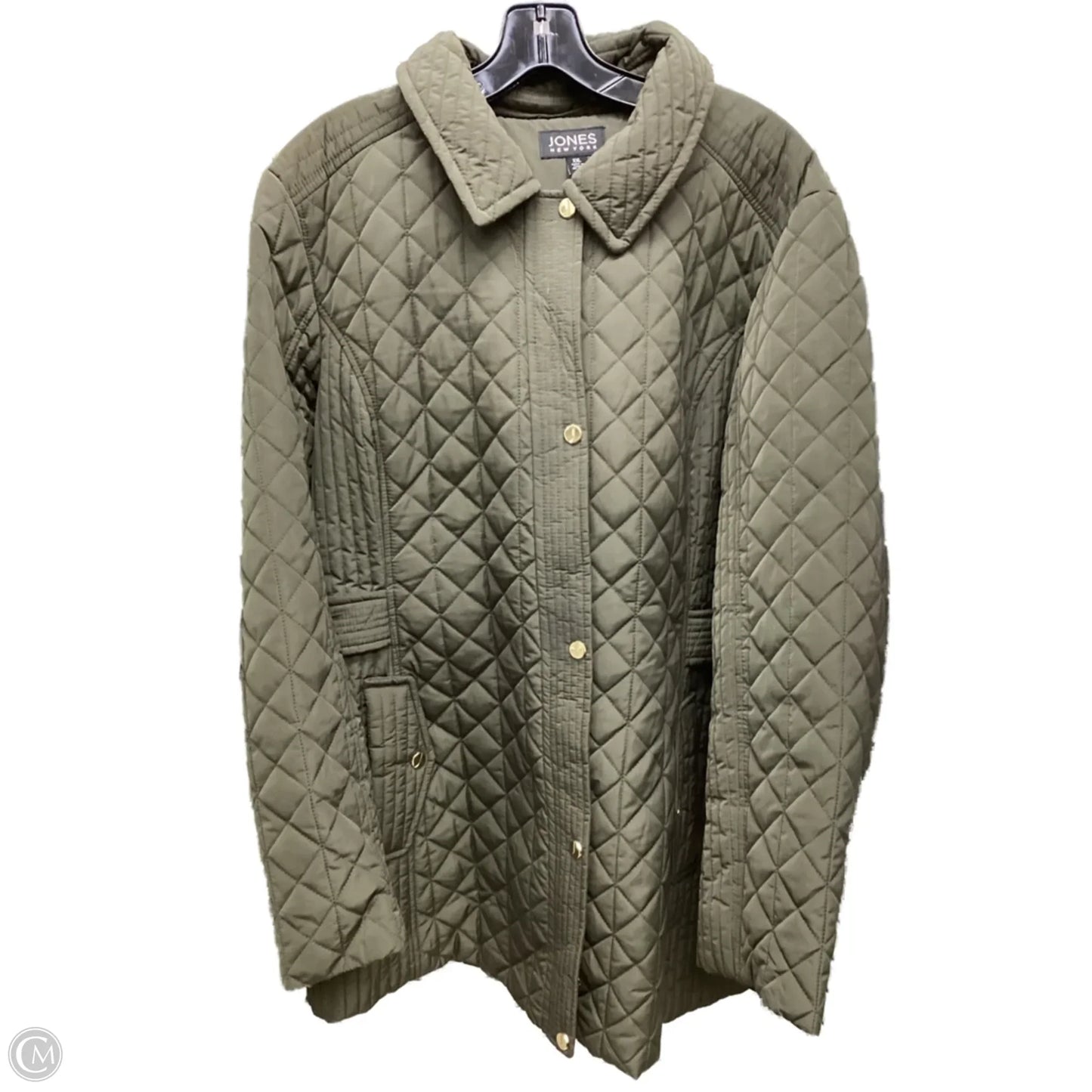 Jacket Puffer & Quilted By Jones New York In Green, Size: Xxl