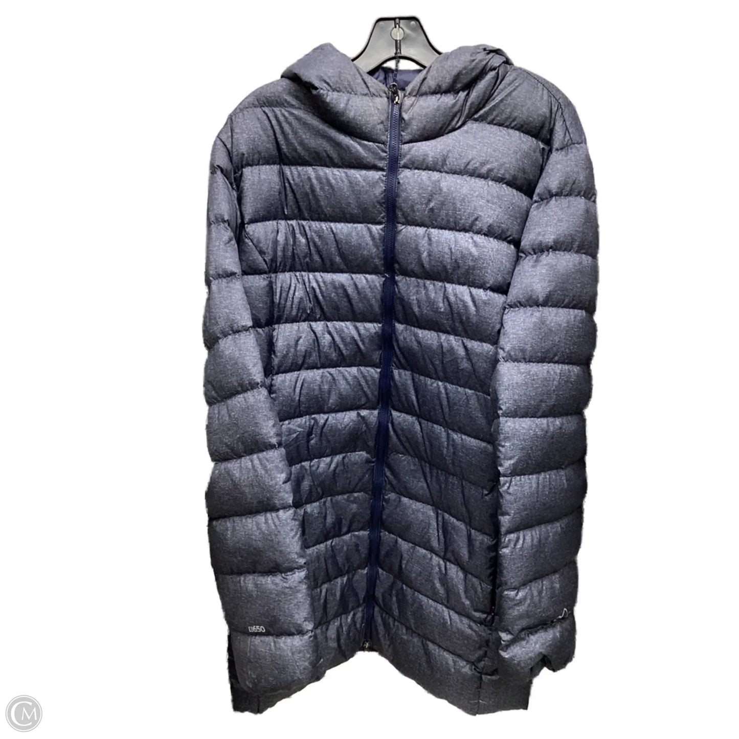 Coat Puffer & Quilted By Eddie Bauer In Blue, Size: Xxl
