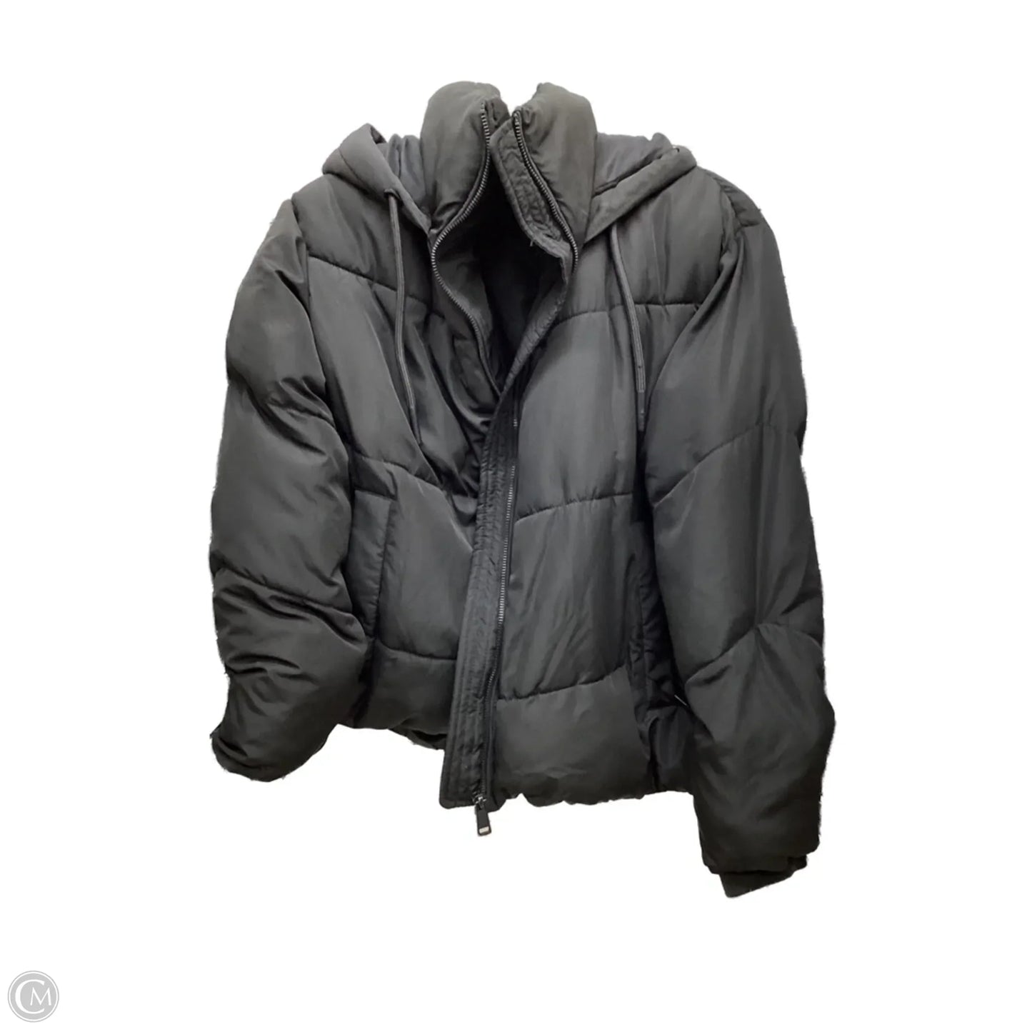 Coat Puffer & Quilted By Zara In Black, Size: M