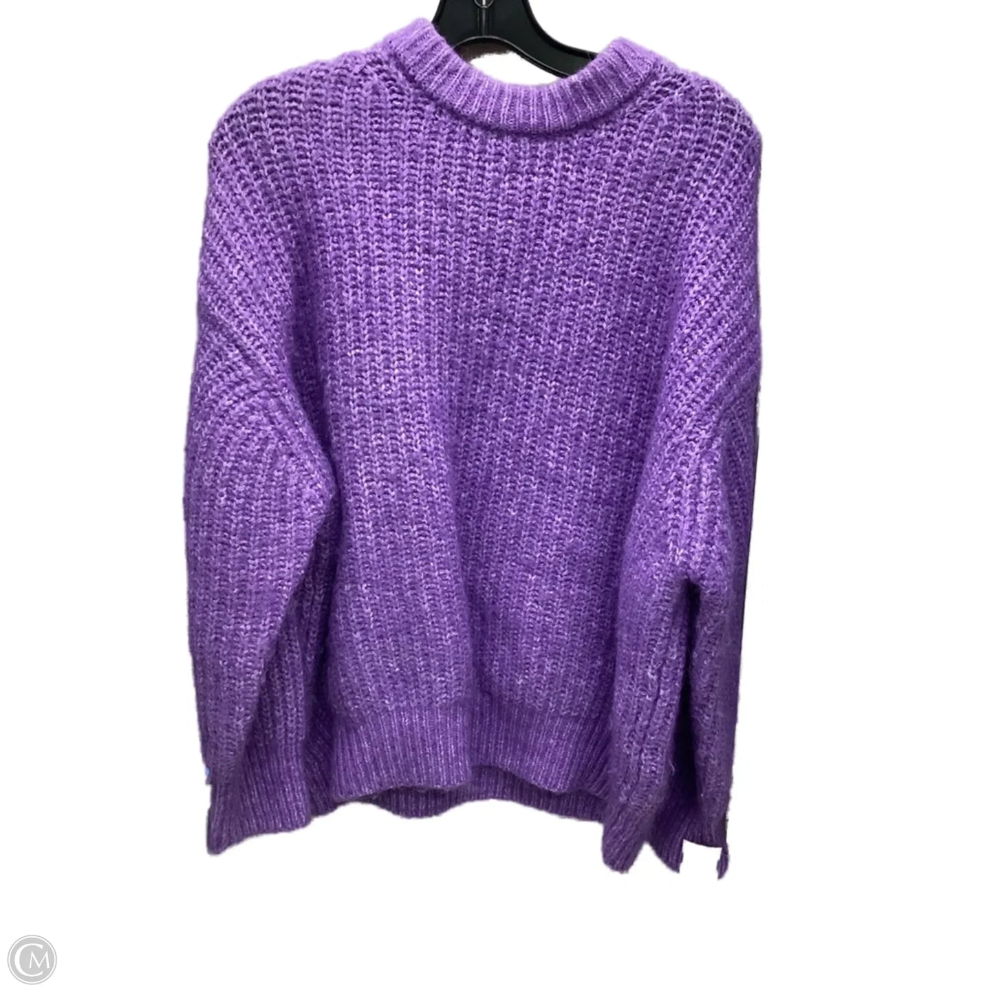 Sweater By Zara In Purple, Size: L