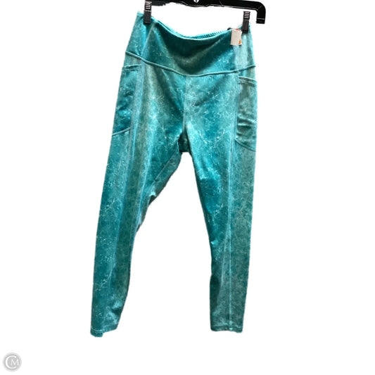 Athletic Leggings By Victorias Secret In Teal, Size: 10