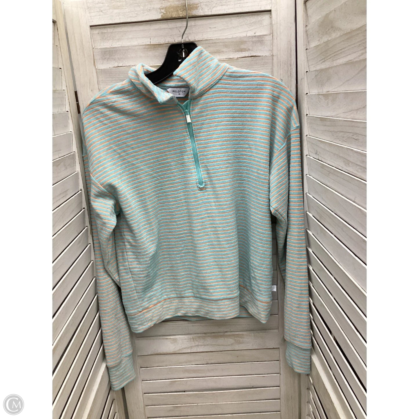 Sweatshirt Collar By Pendleton In Striped Pattern, Size: Xs