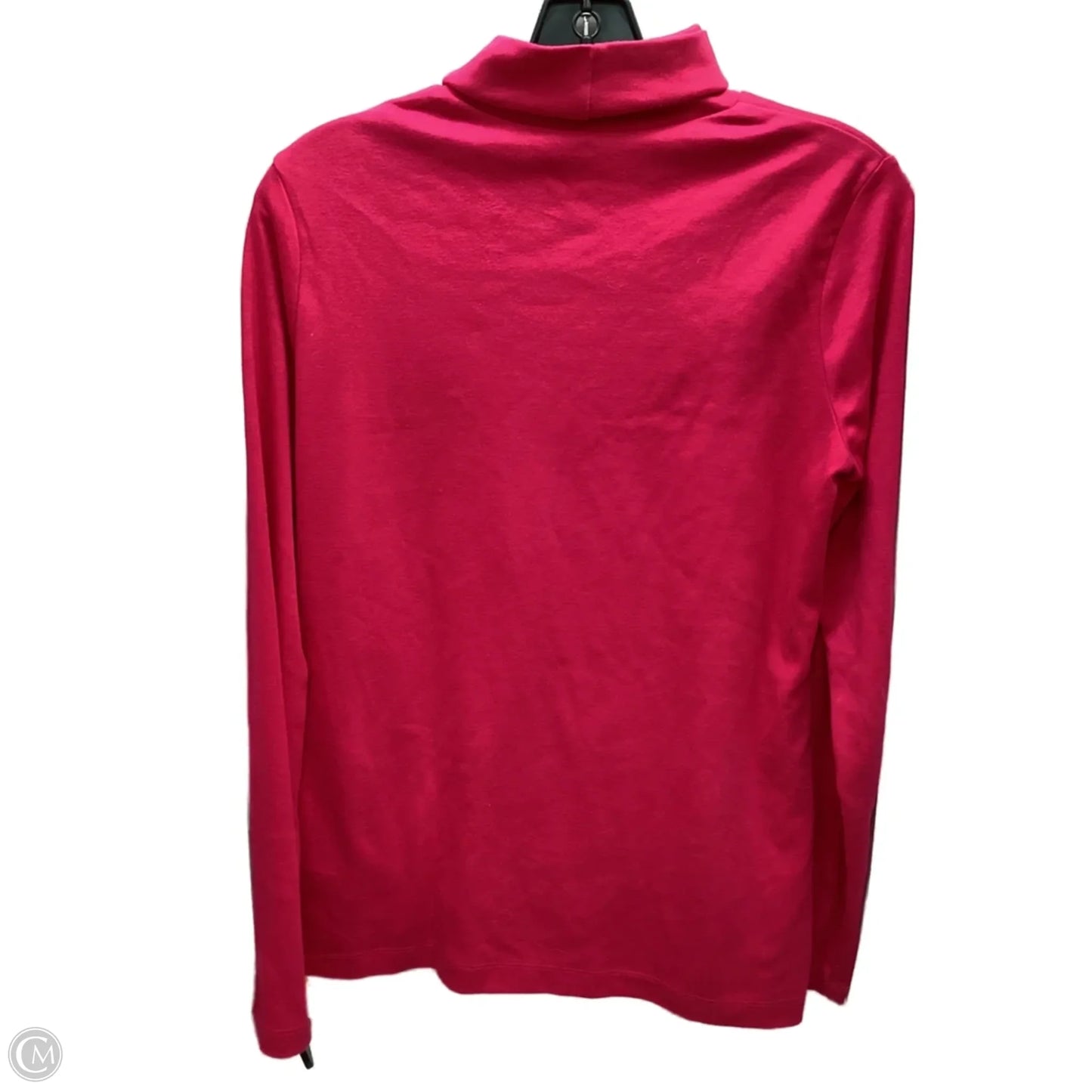 Top Long Sleeve By Lands End In Pink, Size: M