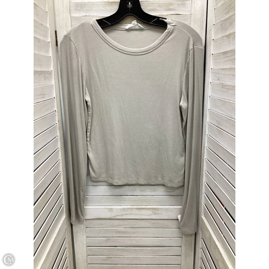 Top Long Sleeve By Knox Rose In Beige, Size: L
