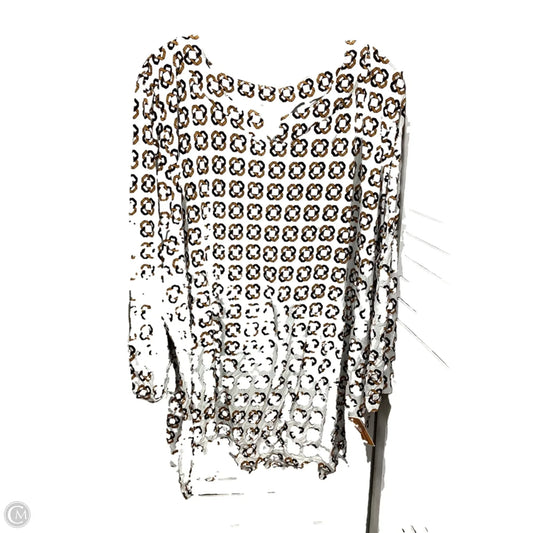 Top 3/4 Sleeve By Liz Claiborne In Multi-colored, Size: 4x