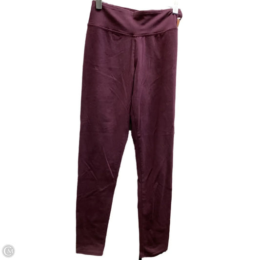 Athletic Leggings By Aerie In Maroon, Size: S
