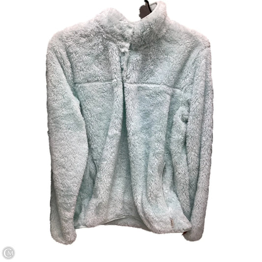 Sweatshirt Collar By Eddie Bauer In Aqua, Size: L